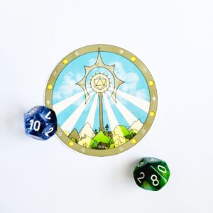Cleric Class Dice Sticker