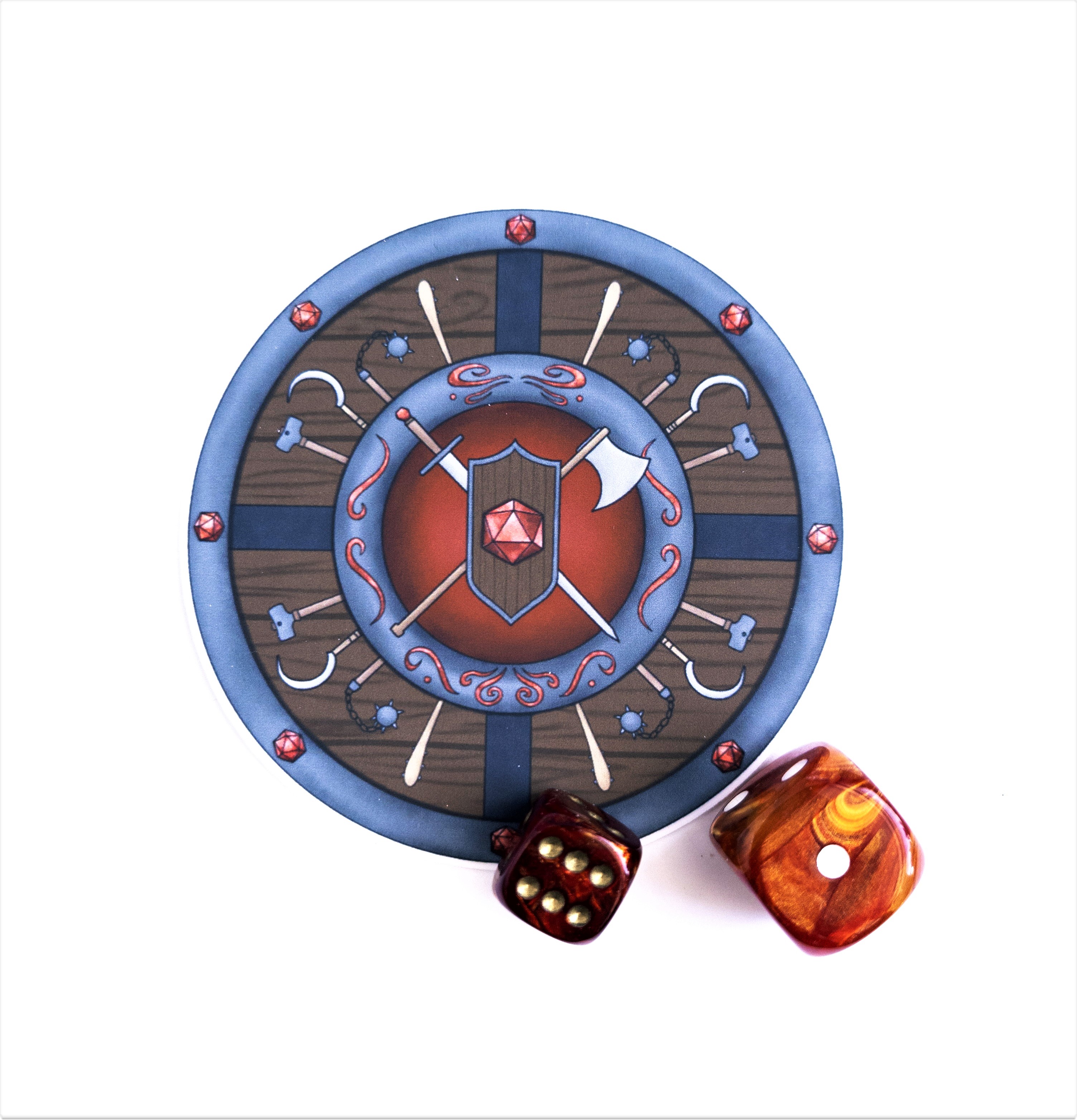 Fighter Class Dice Sticker